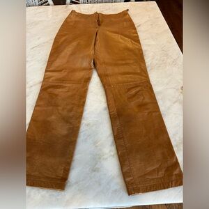 Jil Sanders leather pants